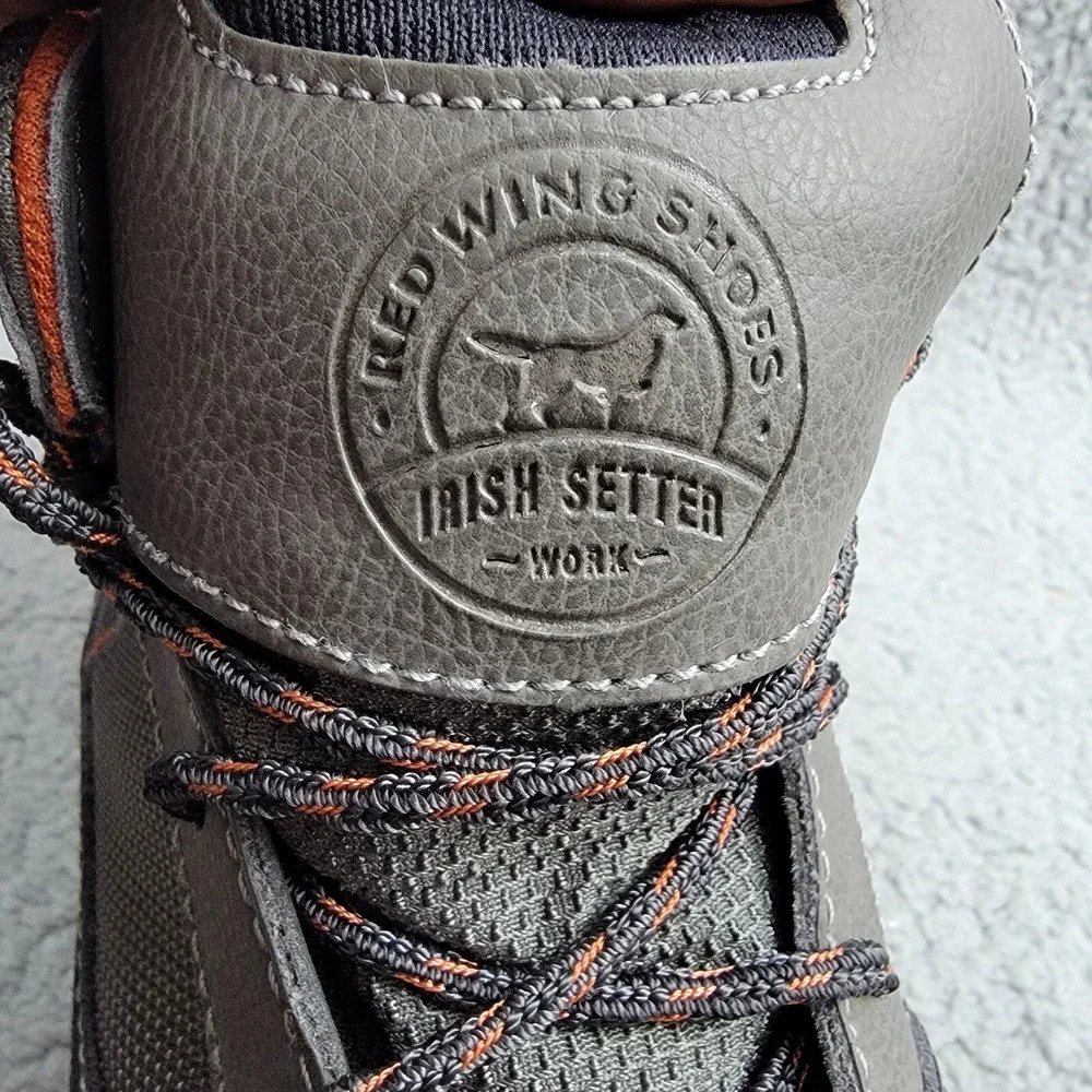 Red Wing Irish Setter Work Boots Nano Toe Mens Size 8D Ultra Dry Waterproof READ